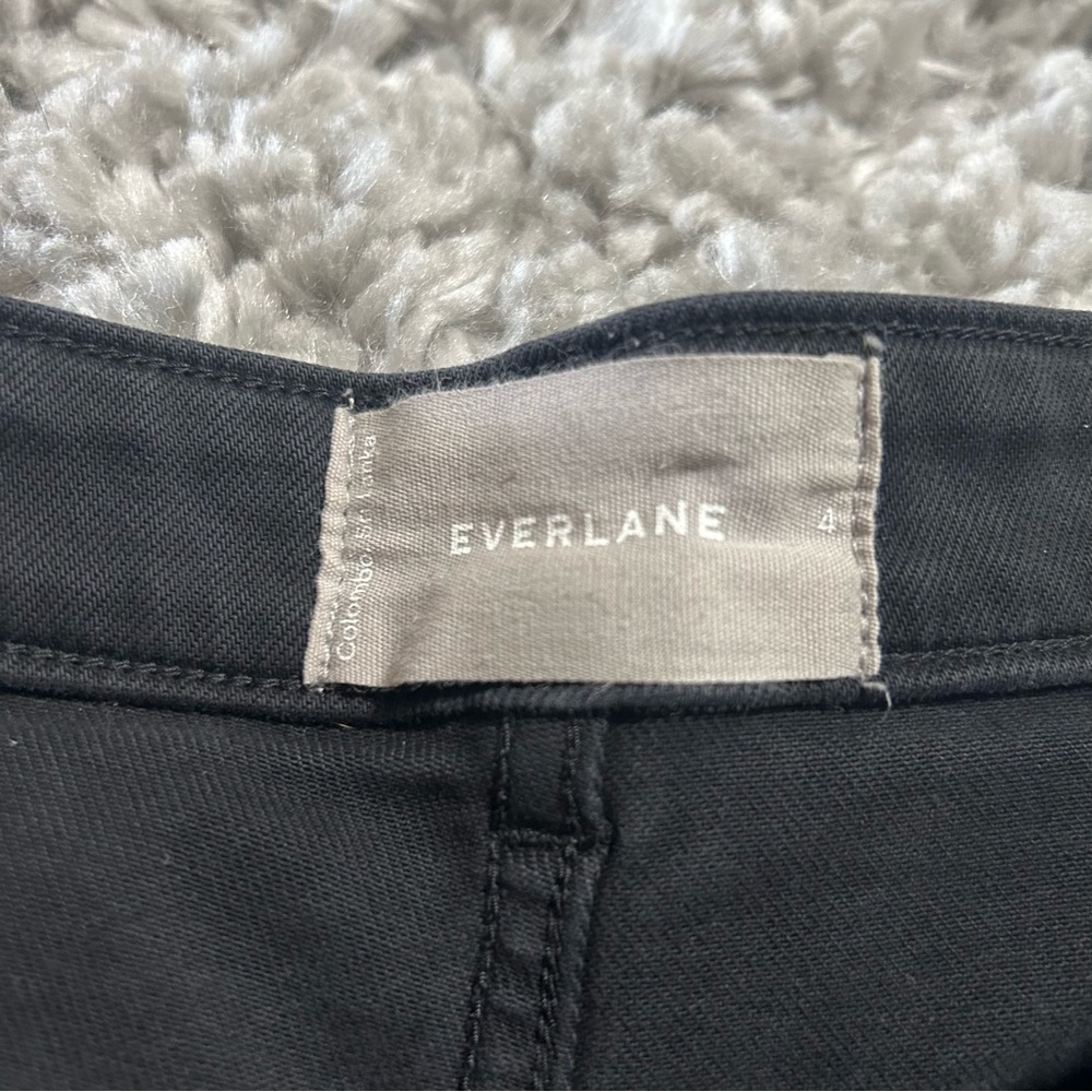 Everlane The Slim-Leg Crop Pant in Washed Black sz 4‎ - Picture 5 of 6